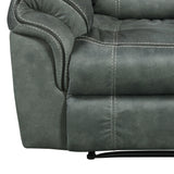 Sorrento Charcoal Glider Recliner - Ornate Home