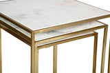 Sorrento White Nesting Table (Set of 3) - Ornate Home