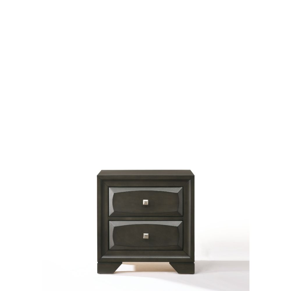 Soteris Antique Gray Nightstand - Ornate Home