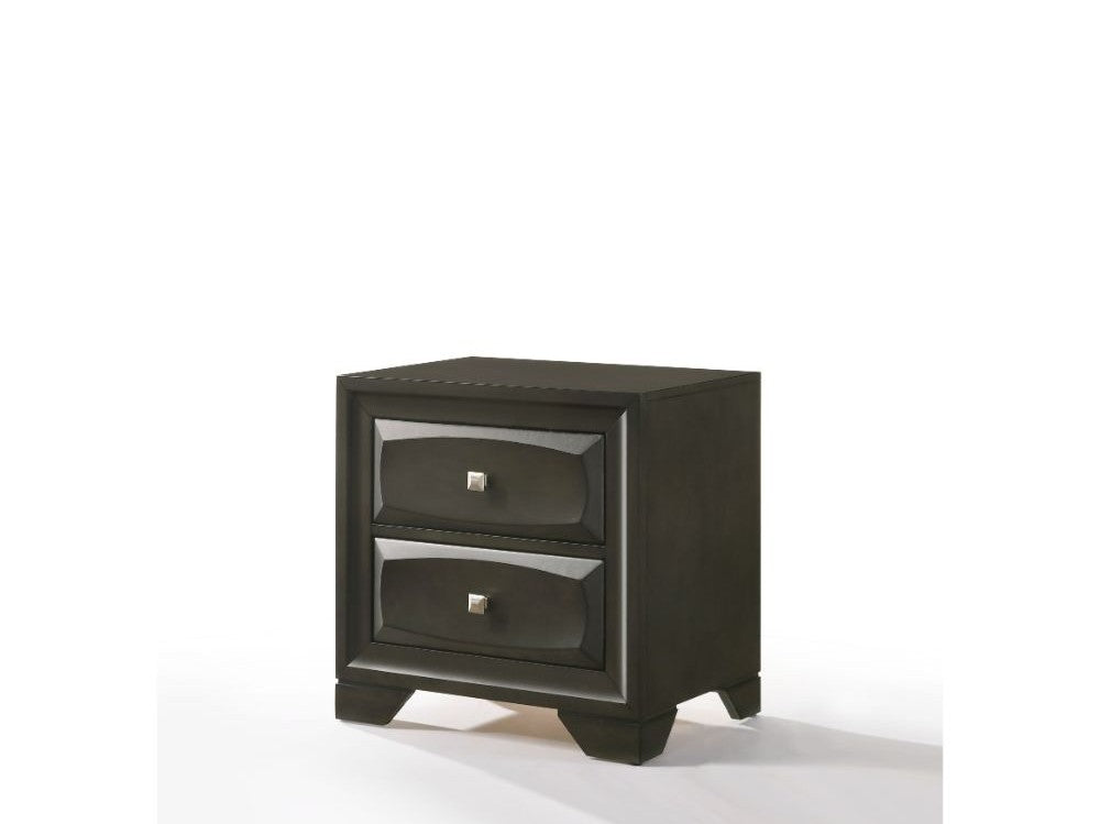 Soteris Antique Gray Nightstand - Ornate Home