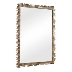 Soto Antique Brass Mirror - Ornate Home