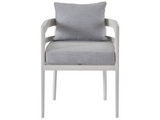 Sout Beach Canvas Granite/Chalk Aluminum Dining Chair - Ornate Home