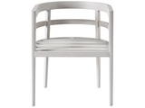 Sout Beach Canvas Granite/Chalk Aluminum Dining Chair - Ornate Home