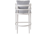 South Beach Canvas Granite/Chalk Aluminum Bar Chair - Ornate Home