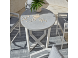 South Beach Chalk Aluminum Bar Table - Ornate Home