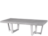 South Beach Chalk Aluminum Cocktail Table - Ornate Home