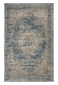 South Blue/Beige 5' x 7' Rug - Ornate Home