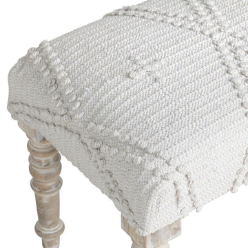 South Wales White/Cream Bench - Ornate Home