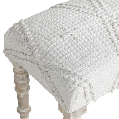 South Wales White/Cream Bench - Ornate Home