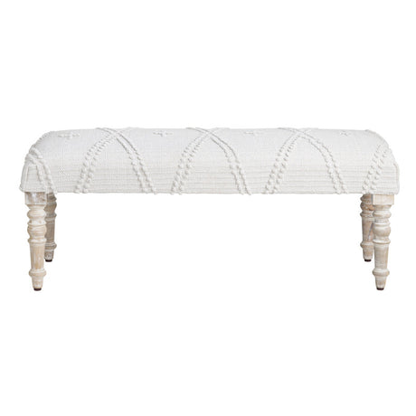 South Wales White/Cream Bench - Ornate Home
