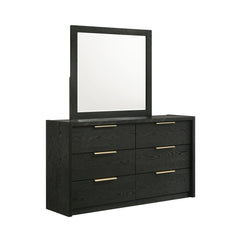 South Bend Black Dresser & Mirror Set - Ornate Home
