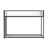 Southall Matte Black/Matte White Twin/Twin Metal Bunk Bed - Ornate Home