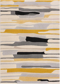 Southfields Mustard Modern Rug - Ornate Home