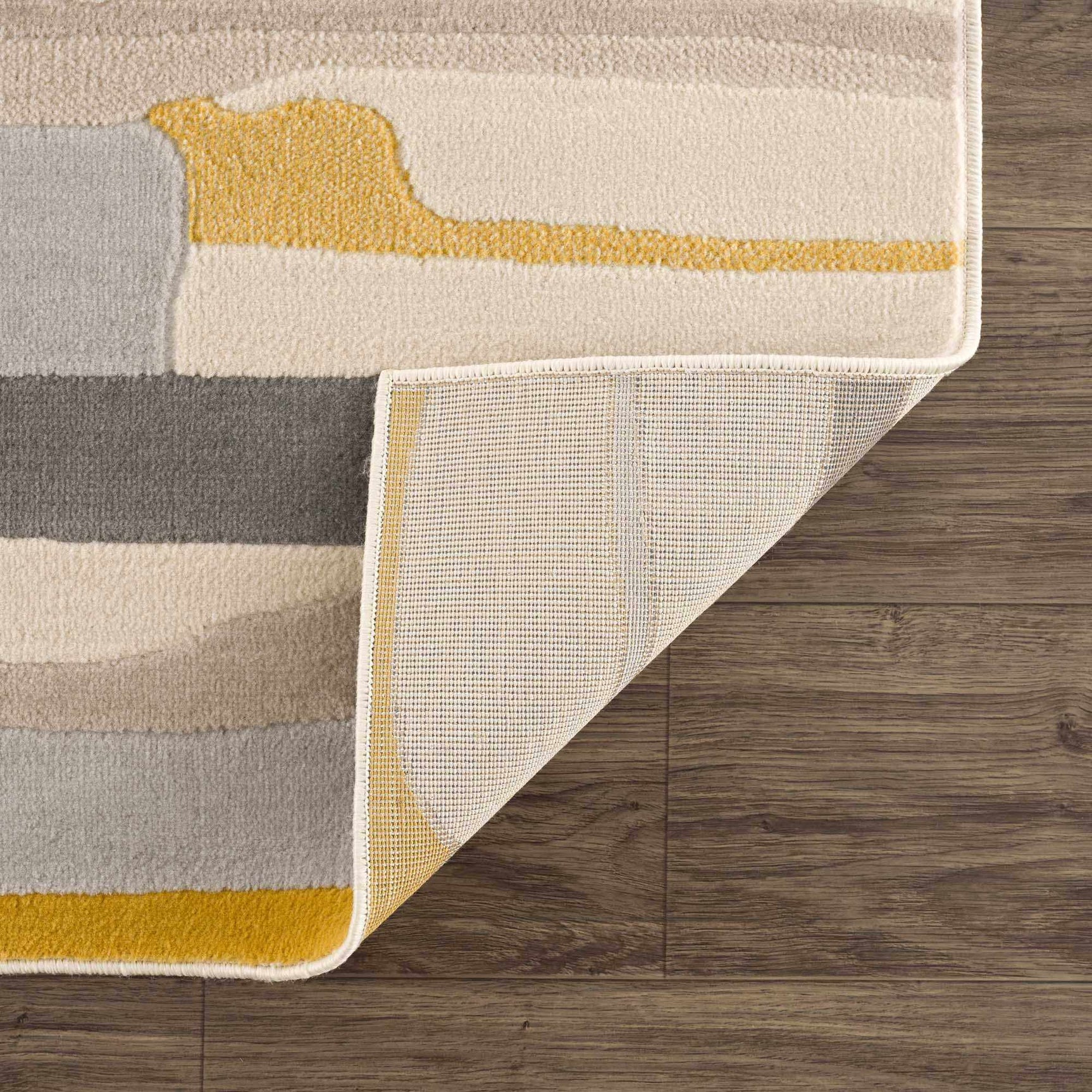 Southfields Mustard Modern Rug - Ornate Home