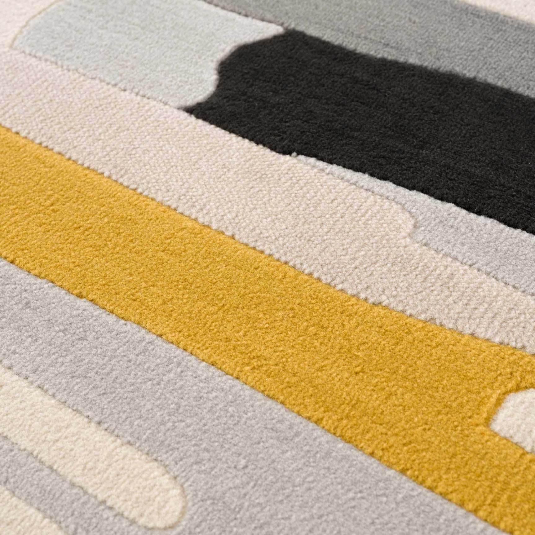 Southfields Mustard Modern Rug - Ornate Home
