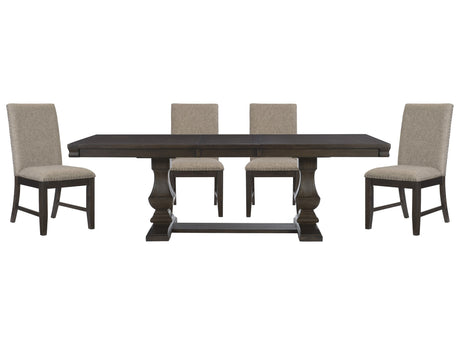 Southlake Brown 5-piece Dinig Table Set - Ornate Home