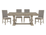 Southlake Brownish Gray 5-piece Dinig Table Set - Ornate Home