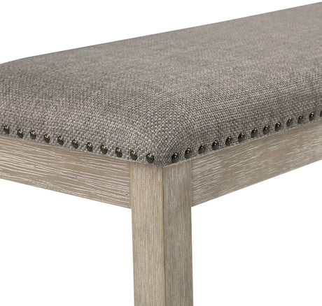 Southlake Brownish Gray Bench - Ornate Home