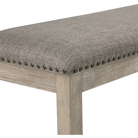 Southlake Brownish Gray Bench - Ornate Home