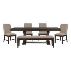 Southlake Gray 6pc Dining Set - Ornate Home