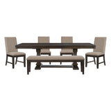 Southlake Gray 6pc Dining Set - Ornate Home