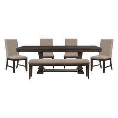 Southlake Gray 6pc Dining Set - Ornate Home