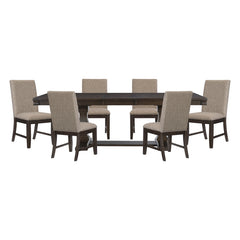 Southlake Gray 7pc Dining Set - Ornate Home