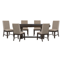 Southlake Gray 7pc Dining Set - Ornate Home