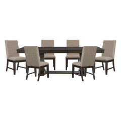 Southlake Gray 7pc Dining Set - Ornate Home