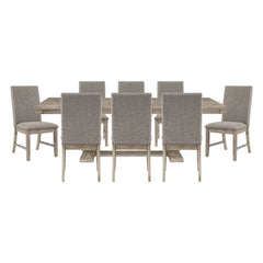 Southlake Gray 9pc Dining Set - Ornate Home