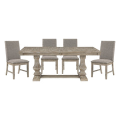 Southlake Silver 5pc Dining Set - Ornate Home
