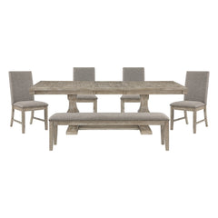 Southlake Silver 6pc Dining Set - Ornate Home