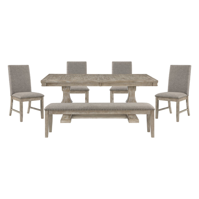 Southlake Silver 6pc Dining Set - Ornate Home