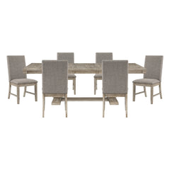 Southlake Silver 7pc Dining Set - Ornate Home