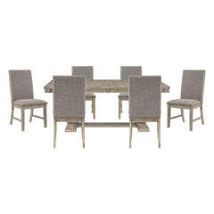 Southlake Silver 7pc Dining Set - Ornate Home