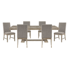 Southlake Silver 7pc Dining Set - Ornate Home