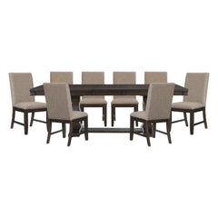 Southlake Silver 9pc Dining Set - Ornate Home
