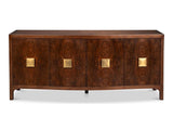 Southport Brown Credenza - Ornate Home