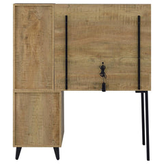 Souza Mango 5-Drawer Makeup Vanity Table With LED Mirror - Ornate Home