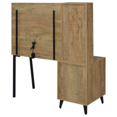 Souza Mango 5-Drawer Makeup Vanity Table With LED Mirror - Ornate Home
