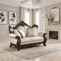 Sovereign Brown Loveseat - Ornate Home
