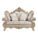 Sovereign Brown Loveseat - Ornate Home