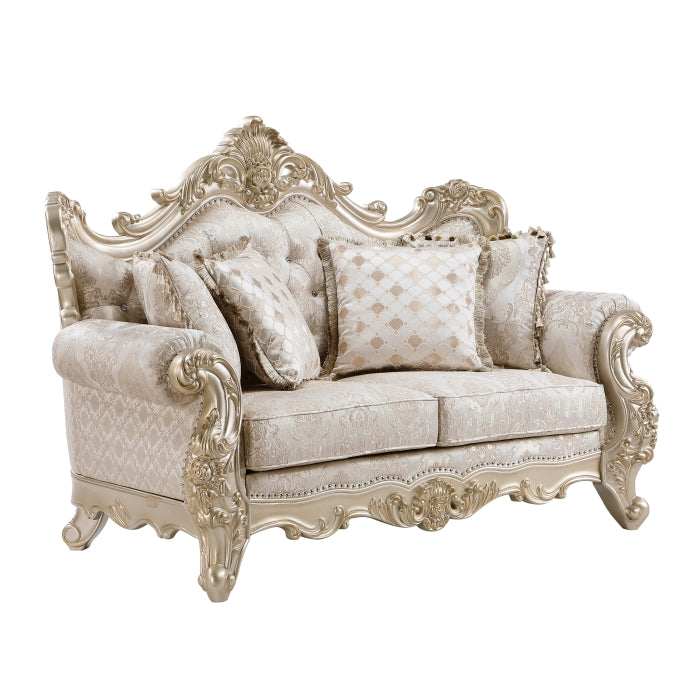 Sovereign Brown Loveseat - Ornate Home