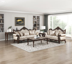 Sovereign Brown Loveseat - Ornate Home