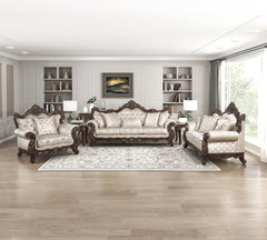 Sovereign Brown Loveseat - Ornate Home