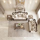Sovereign Brown Sofa - Ornate Home