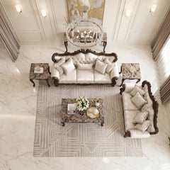 Sovereign Brown Sofa - Ornate Home