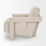 Sovereign Cream Oatmeal Fully Upholstered Accent Chair