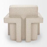 Sovereign Cream Oatmeal Fully Upholstered Accent Chair