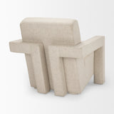 Sovereign Cream Oatmeal Fully Upholstered Accent Chair